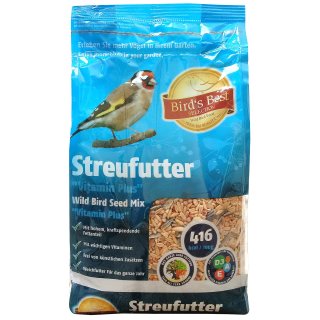 21x800 g =16,8 kg Streufutter "Vitamin Plus" für Wildvögel