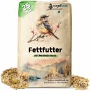 25 kg Fettfutter mit Mehlwürmern Vogelfood...