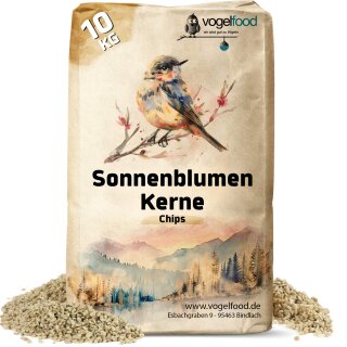 10kg Vogelfood Sonnenblumenkerne Bruch Ernte 2025 Vogelfutter Ganzjahresvogelfutter