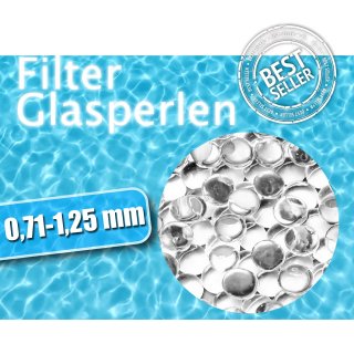 25 kg Filterglasperlen 0,71-1,25 mm