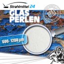 25 kg Glasperlen und Glasgranulat Gemisch 0,6-1,2 mm